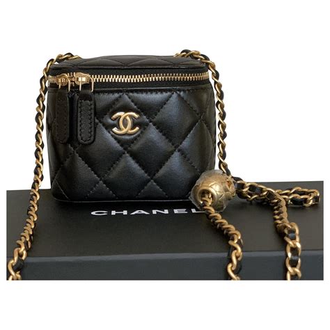 chanel purse black small|chanel small bag with price.